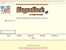 Tablet Screenshot of magnarack.com